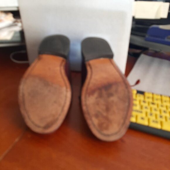 Men Penny Loafer Slip On Leather Classic Wine Size 8 PreLoved Good Condition main image 5